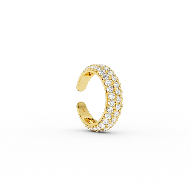 billion-avenue-bea-earcuff-dor-sans-piercing-zircon image 1