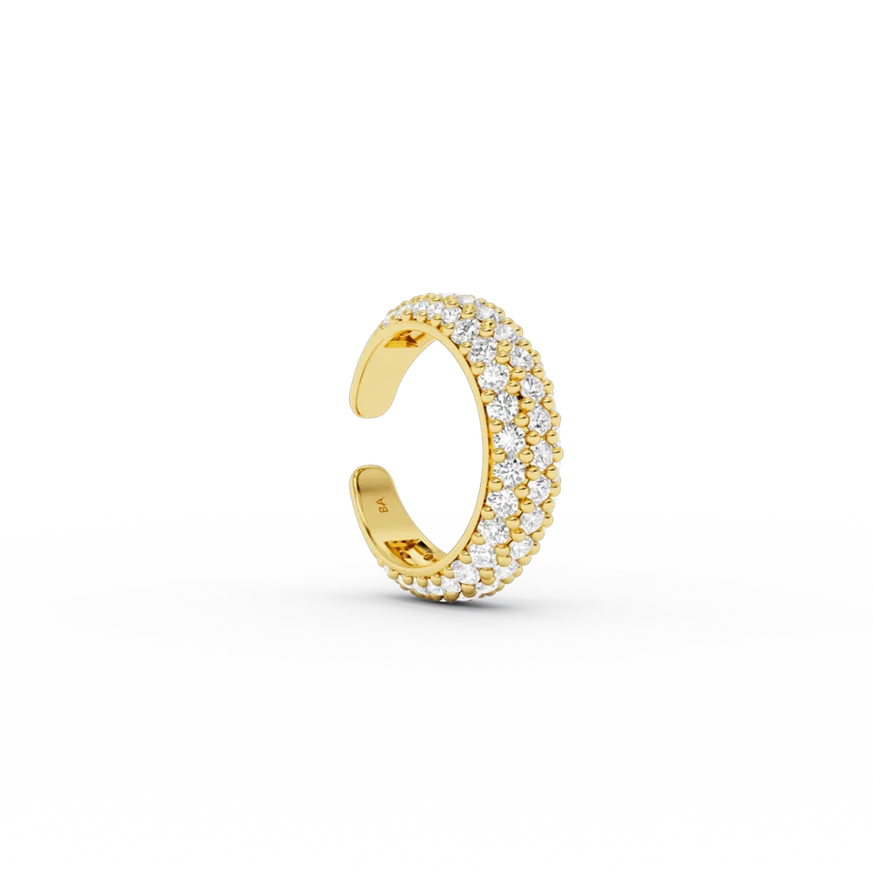 billion-avenue-bea-earcuff-dor-sans-piercing-zircon image 1