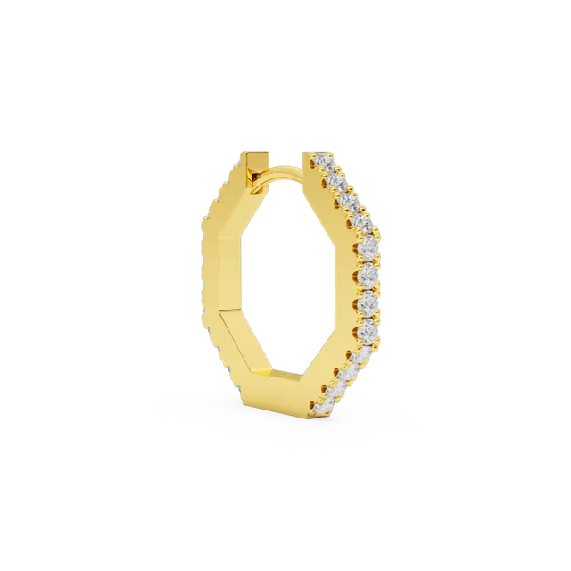 billion-avenue-novi-diamond-boucle-d-oreille-dor-e-zirconia image 1