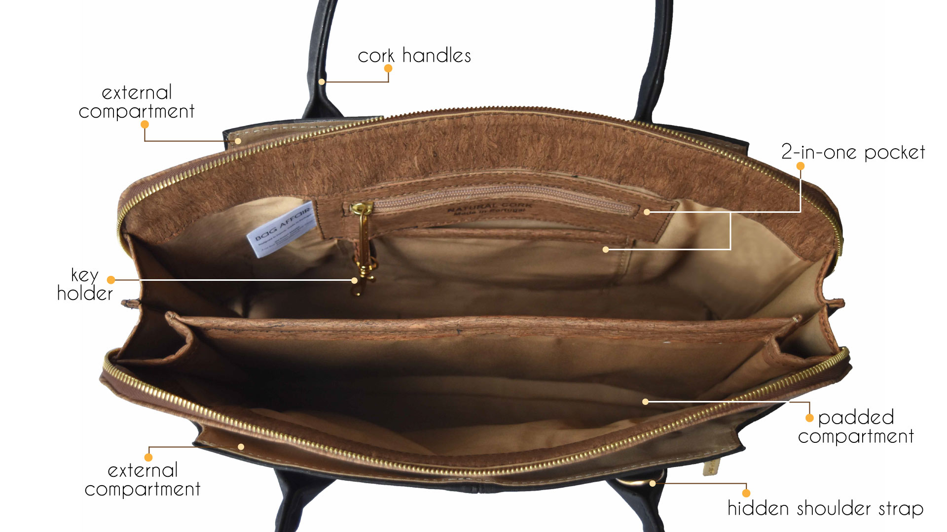 bag-affair-savvy-sac-ordinateur-femme-15-noir-marron image 2