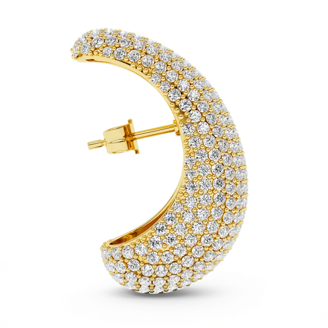 billion-avenue-bulb-diamond-clou-d-oreille-dor-zirconia image 1