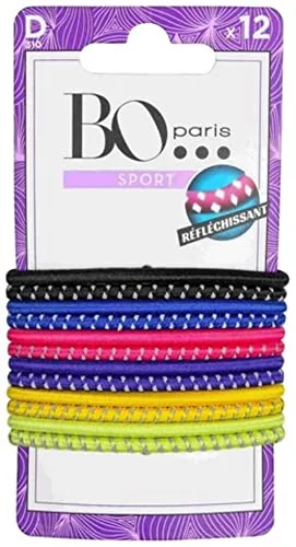 bo-paris-elastiques-sport-epais-fluo-queue-cheval image 1