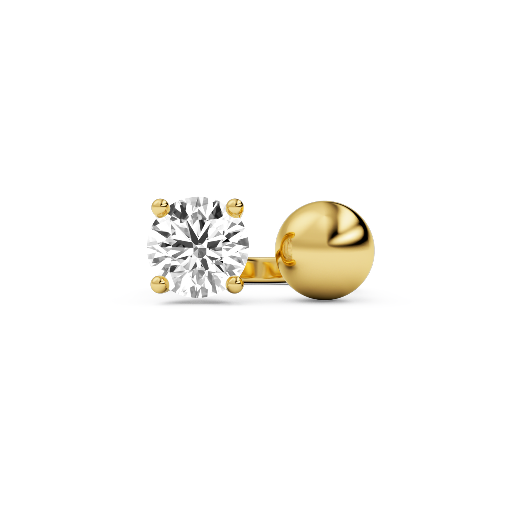 billion-avenue-ball-diamond-bague-dor-e-zirconia-ajustable image 2
