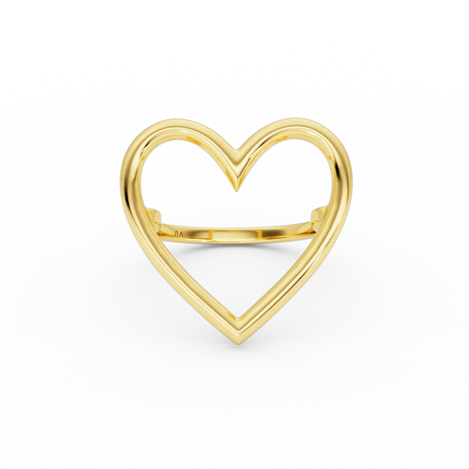 billion-avenue-heart-bague-c-ur-dor-e-taille-51 image 1