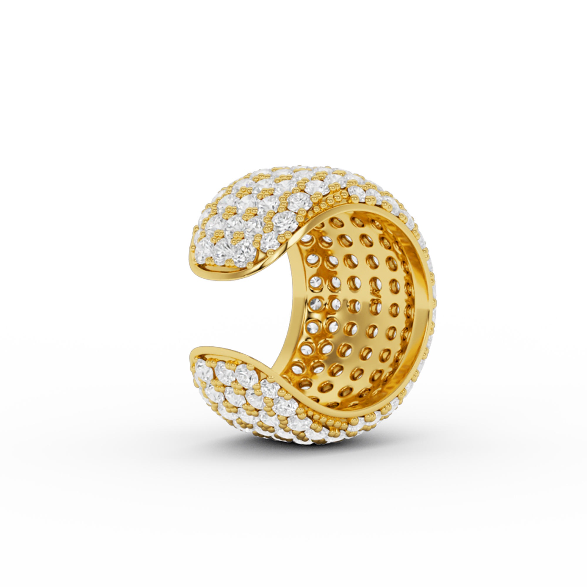 billion-avenue-ara-diamond-earcuff-manchette-or-sans-per-age image 2