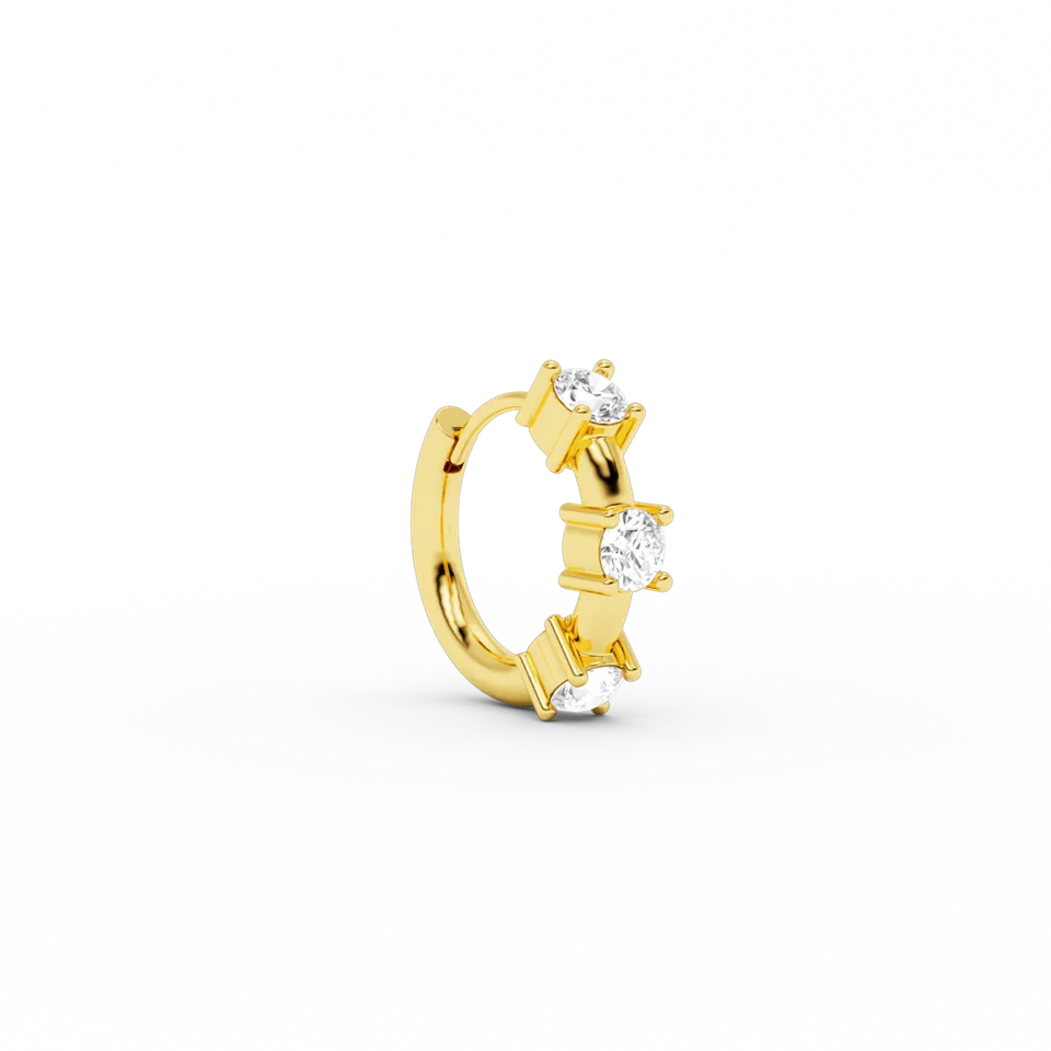 billion-avenue-cleo-boucle-doreille-doree-11mm image 1