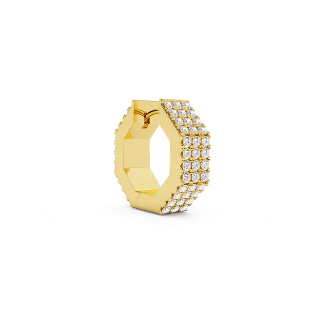 billion-avenue-edge-small-diamond-boucle-dor-e-zirconia image 1