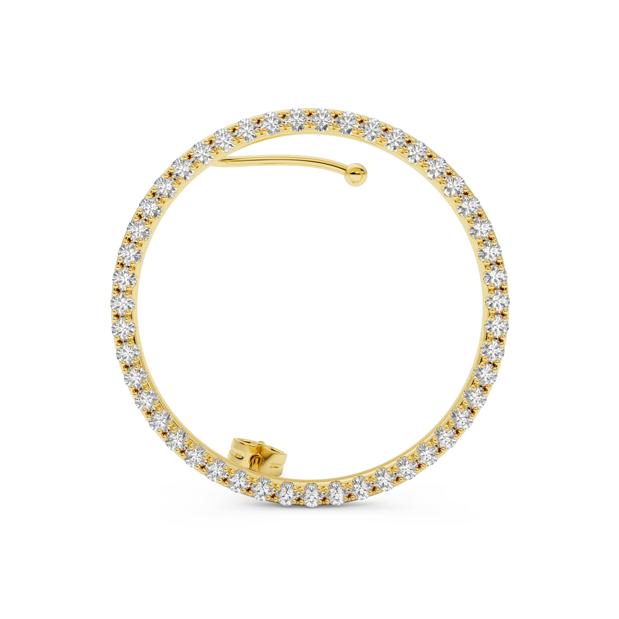 billion-avenue-kay-diamond-earstud-puce-dor-e-droite-35mm image 1