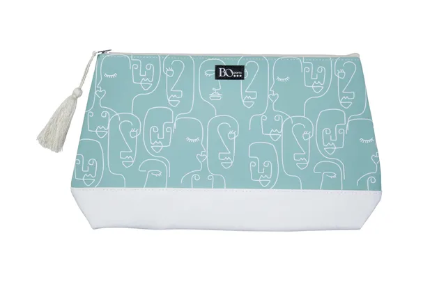 bo-paris-trousse-toilette-fantaisie-bleue-27x29-cm-lot-de-1 image 1