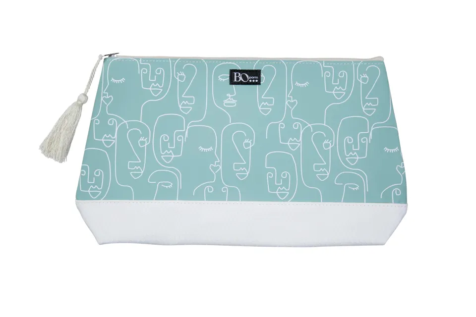 bo-paris-trousse-toilette-fantaisie-bleue-27x29-cm-lot-de-1 image 1