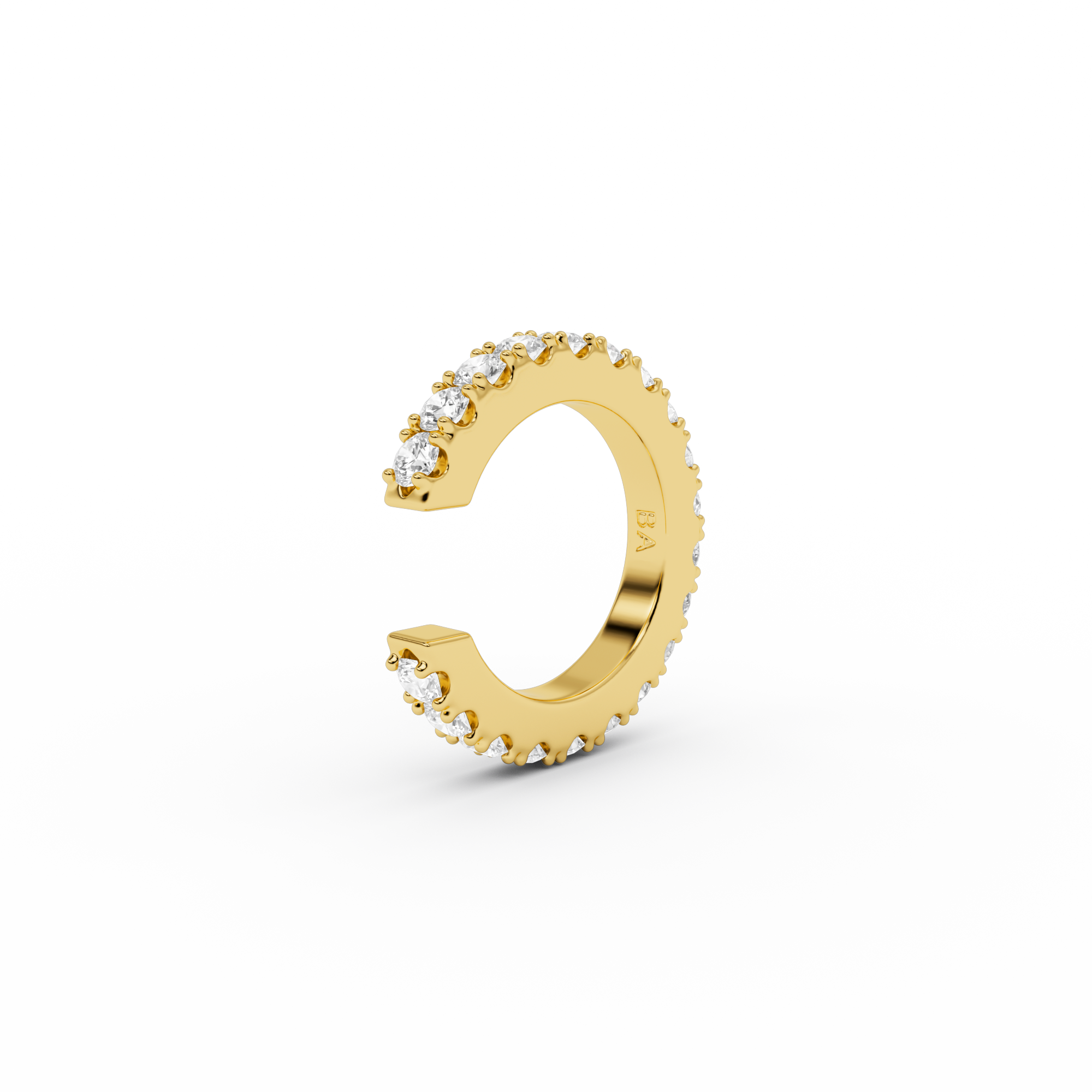 billion-avenue-classic-diamond-earcuff-dor-strass-10-mm image 4