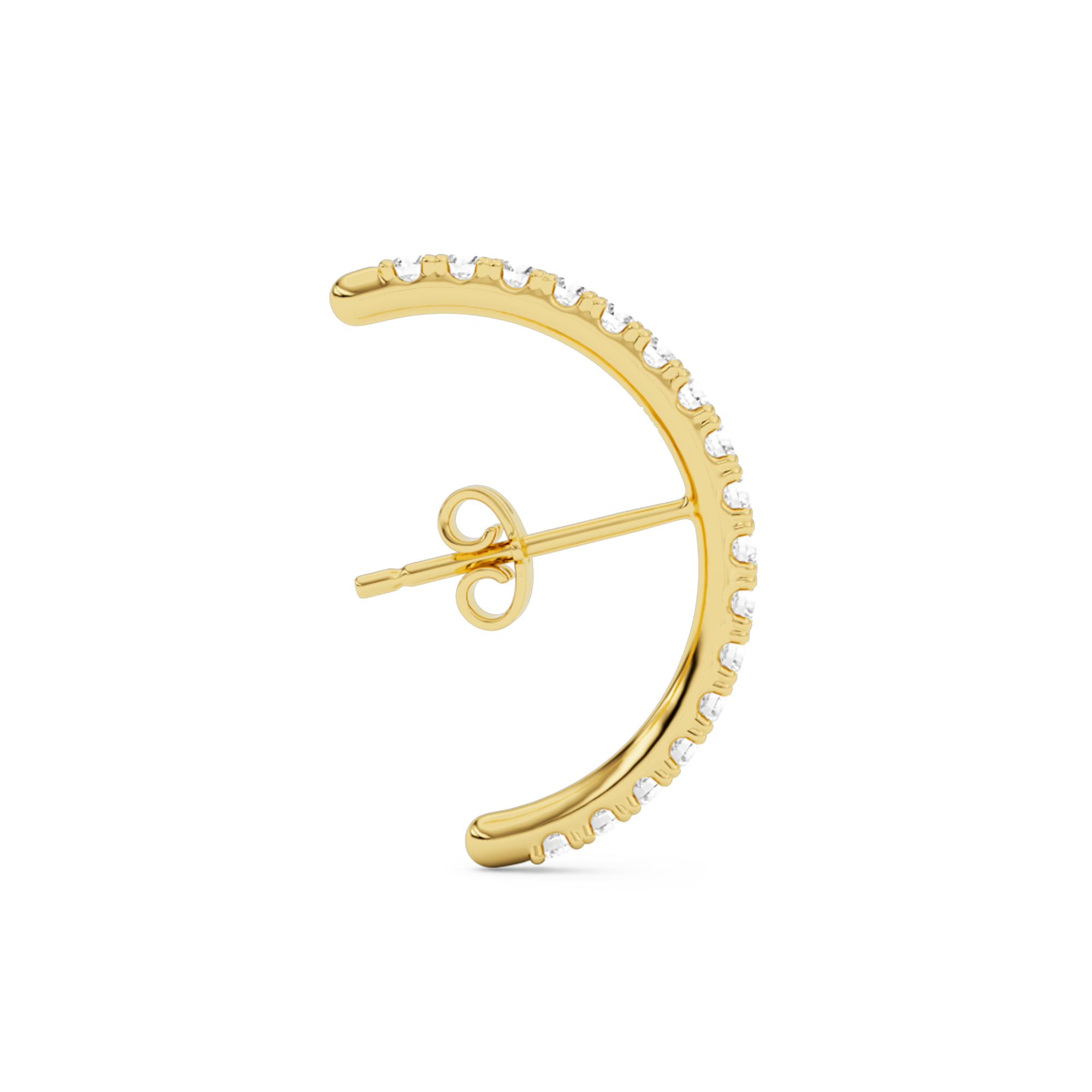 billion-avenue-diamond-hug-boucle-d-oreille-dor-e image 2