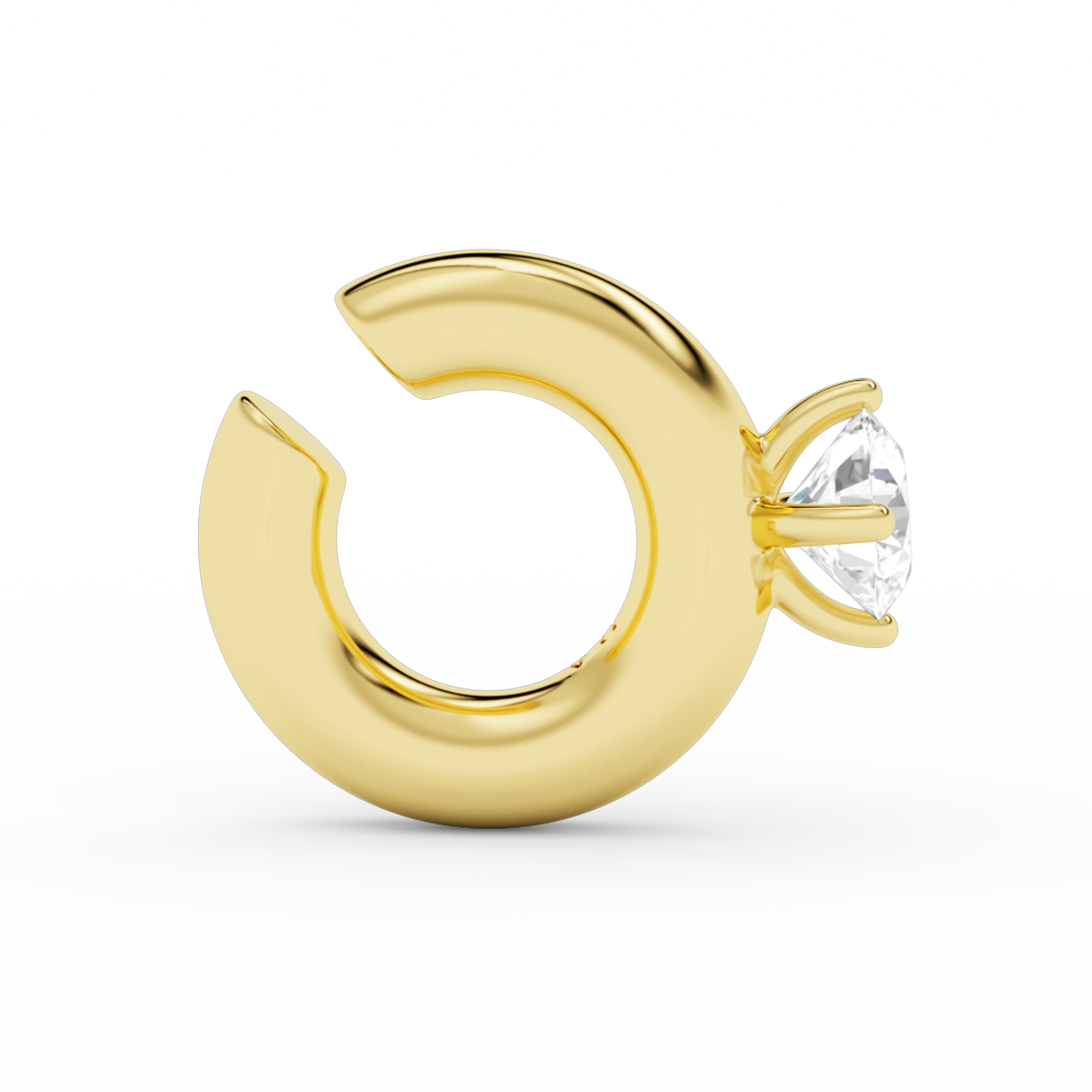 billion-avenue-kos-solitaire-chunky-earcuff-dor image 3