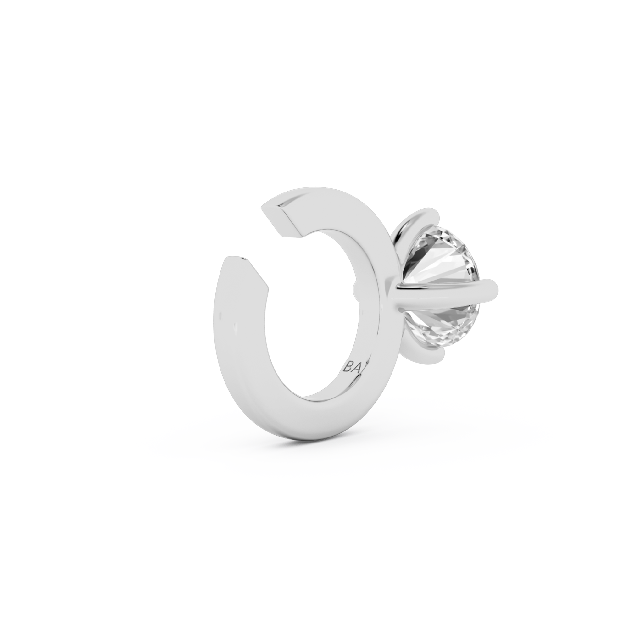billion-avenue-solitaire-classic-earcuff-dor-fin image 7