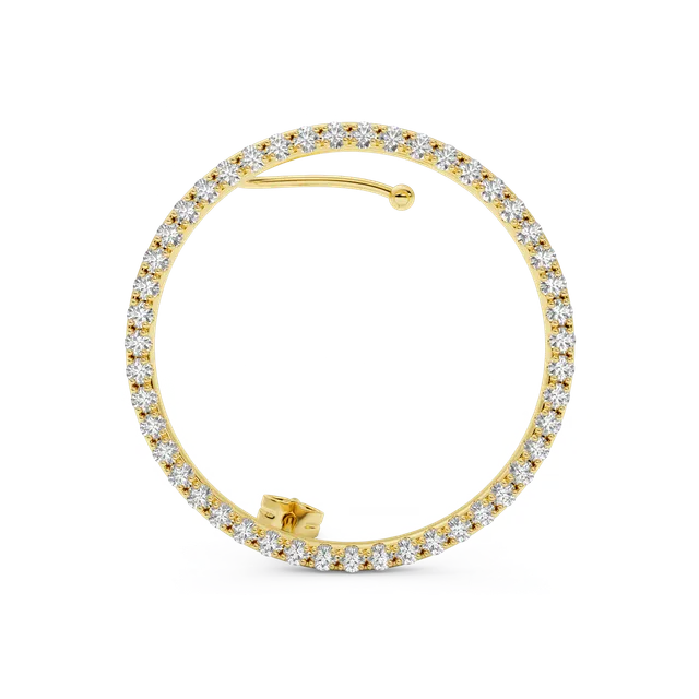 billion-avenue-kay-diamond-earstud-puce-dor-e-droite-35mm image 1