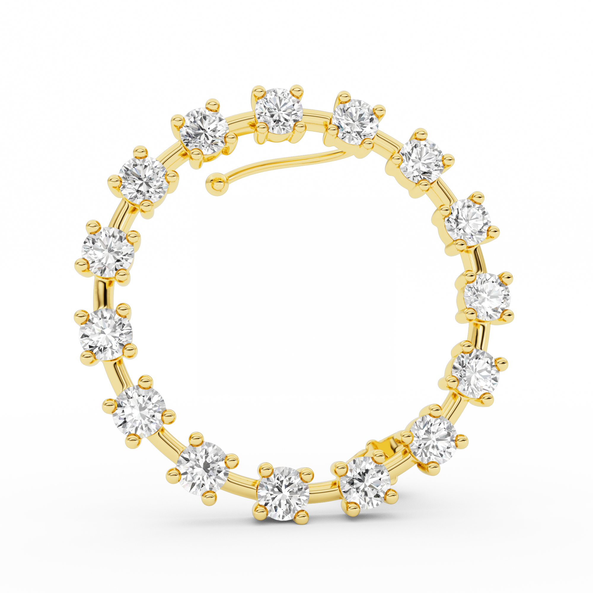 billion-avenue-ray-diamond-puce-doreille-doree-droite image 1