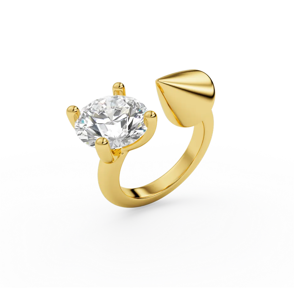 billion-avenue-spike-diamond-ring-bague-r-glable-or image 1