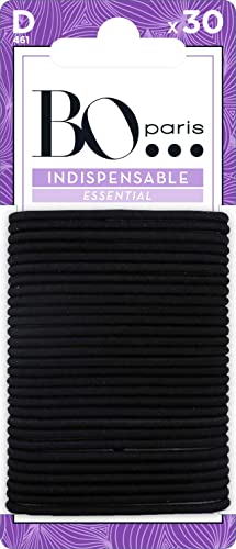 bo-paris-indispensable-30-lastiques-noirs-sans-m-tal-cheveux image 2