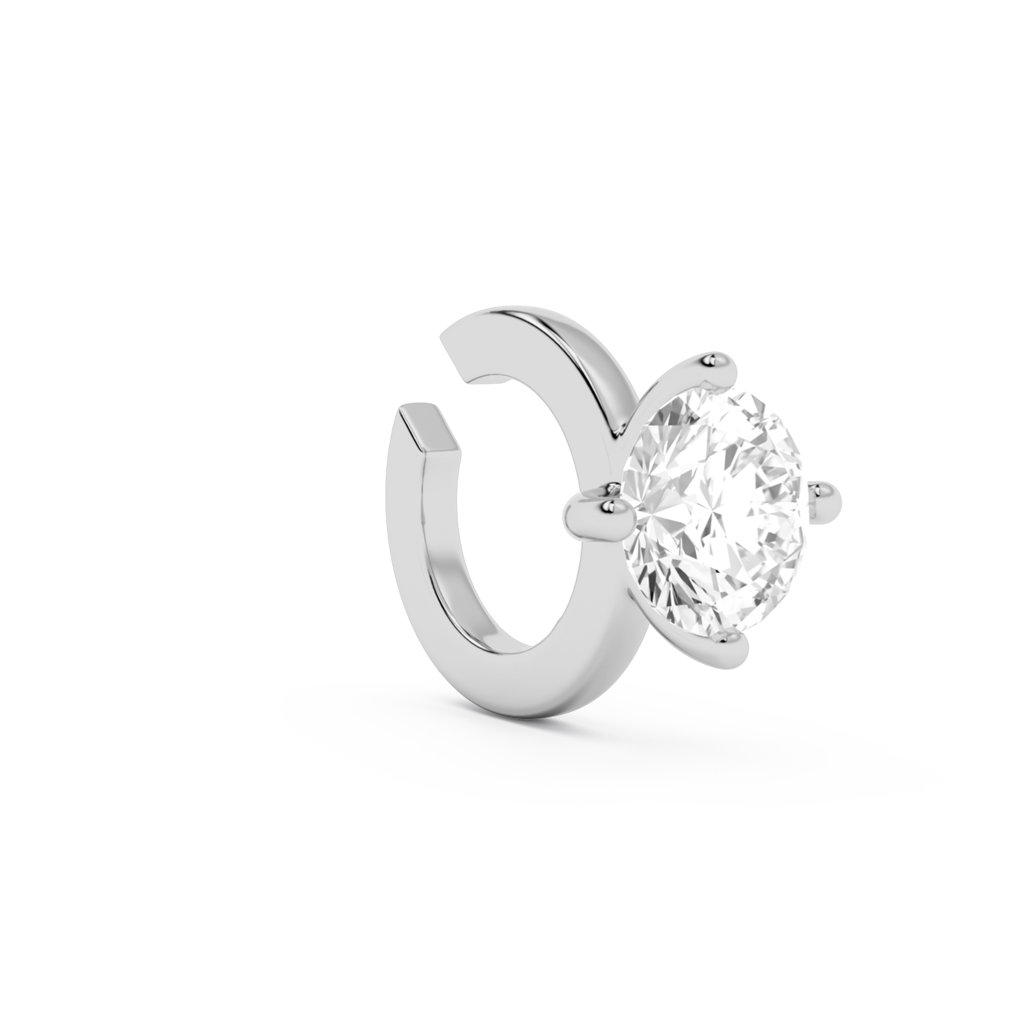 billion-avenue-solitaire-classic-earcuff-dor-fin image 5
