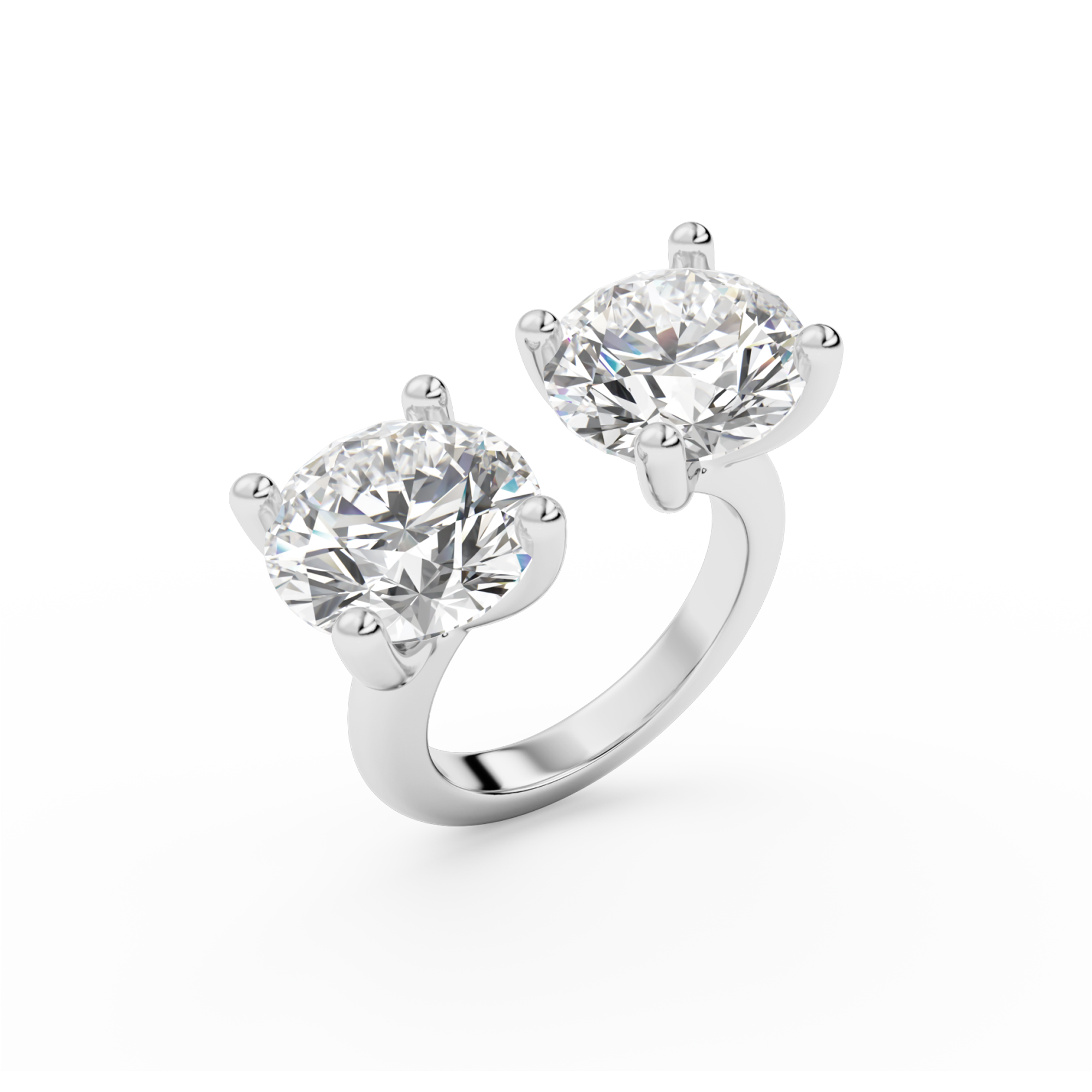 billion-avenue-double-diamond-bague-dor-e-r-glable-zirconia image 7