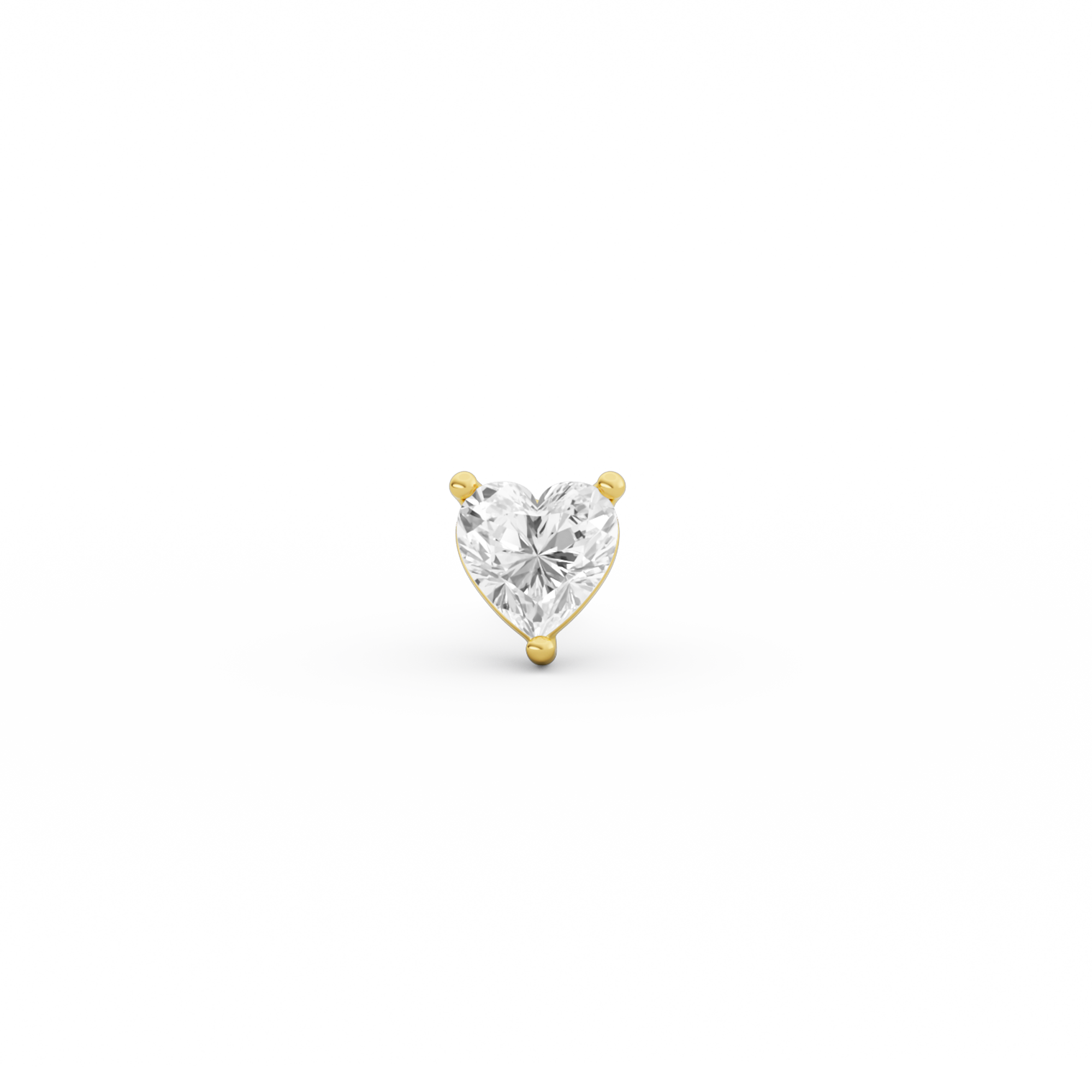 billion-avenue-heart-diamond-clou-oreille-dor-c-ur-6mm image 1