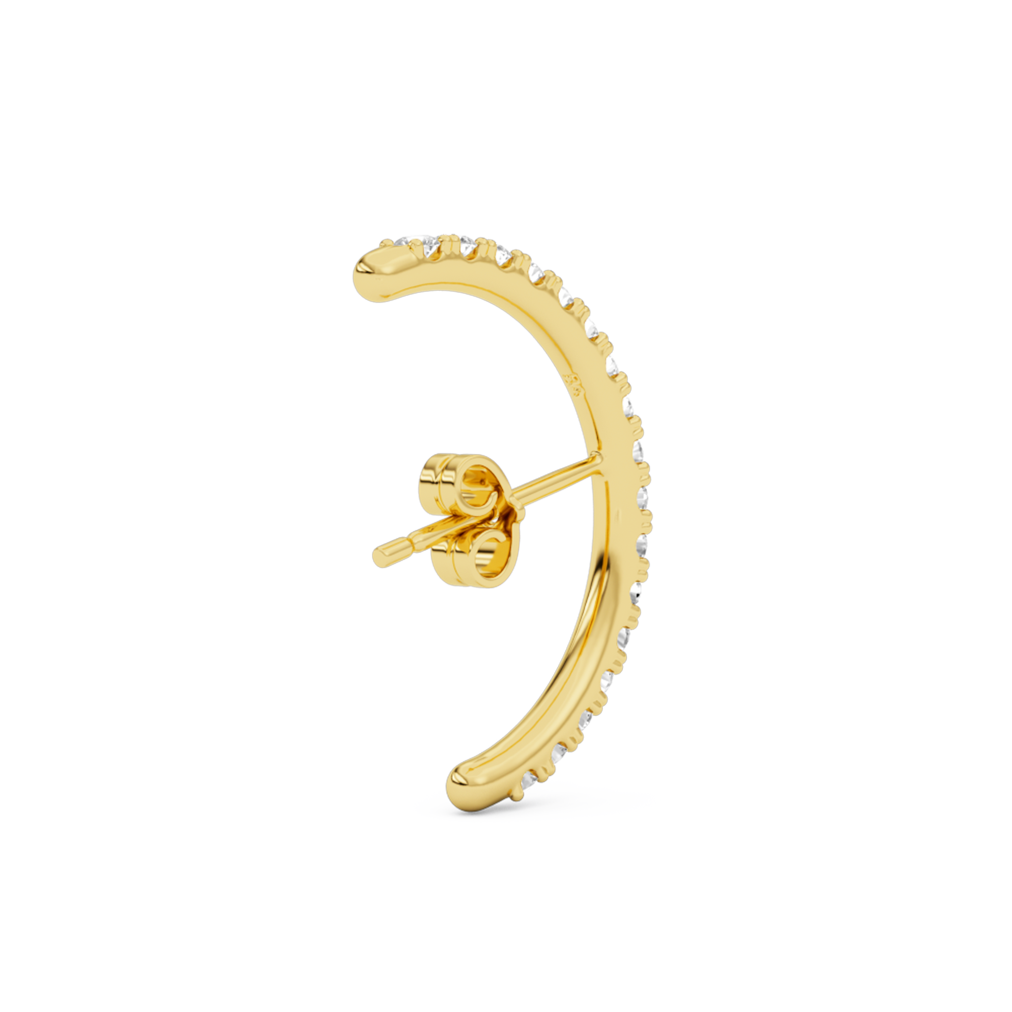 billion-avenue-diamond-hug-boucle-d-oreille-dor-e image 4