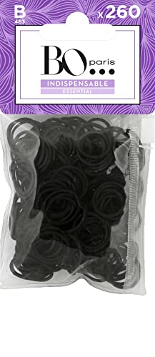 bo-paris-les-accessoires-de-cheveux-mini-lastiques-noirs-x260-sans-m-tal image 2