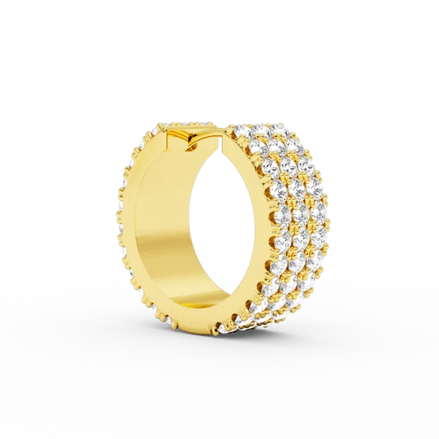 billion-avenue-flat-diamond-boucle-dor-e-strass-23-mm image 1
