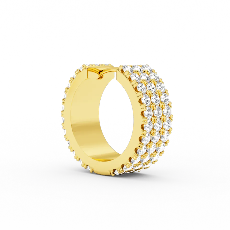 billion-avenue-flat-diamond-boucle-dor-e-strass-23-mm image 1