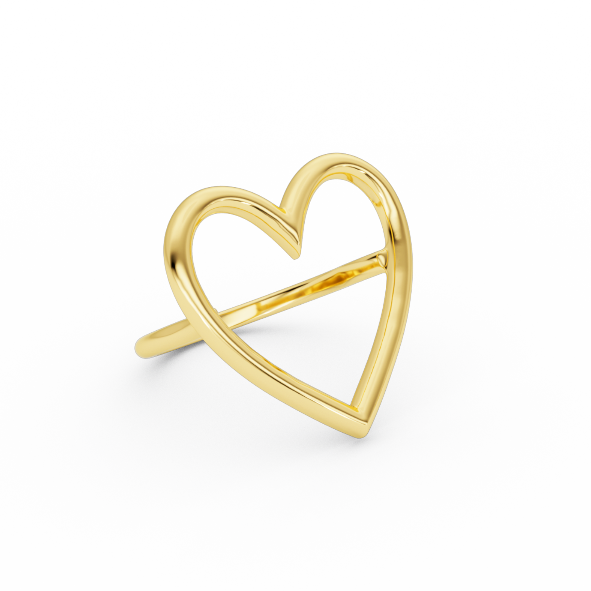 billion-avenue-heart-bague-c-ur-dor-e-taille-51 image 2