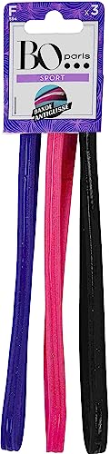 bo-paris-bande-silicone-bandeaux-cheveux-lot-de-3-anti-glisse image 2