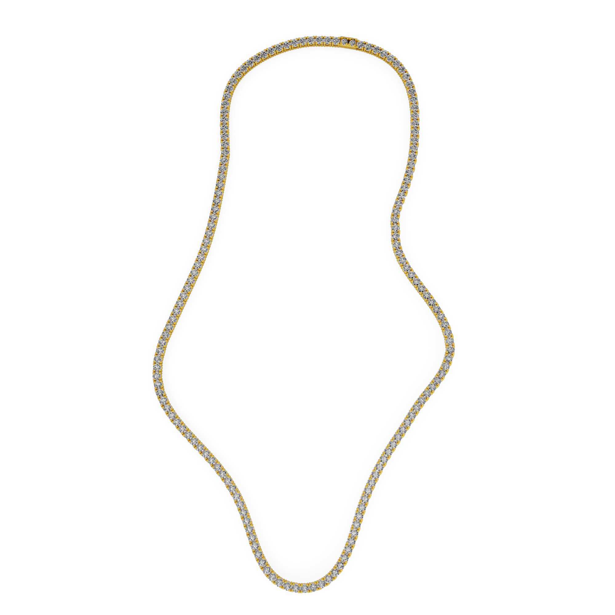 billion-avenue-tennis-diamond-collier-argent-40-cm-3-mm image 4