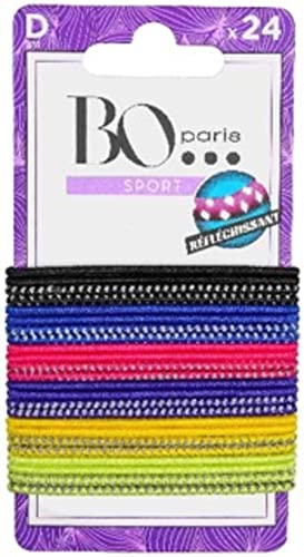 bo-paris-les-accessoires-de-cheveux-lastiques-r-fl-chissants-x24-couleurs image 3