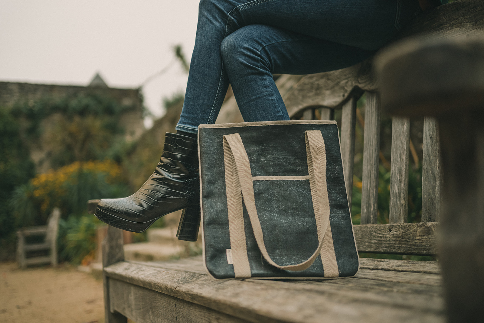 bag-affair-fourre-tout-sac-ordinateur-li-ge-lin-noir image 4