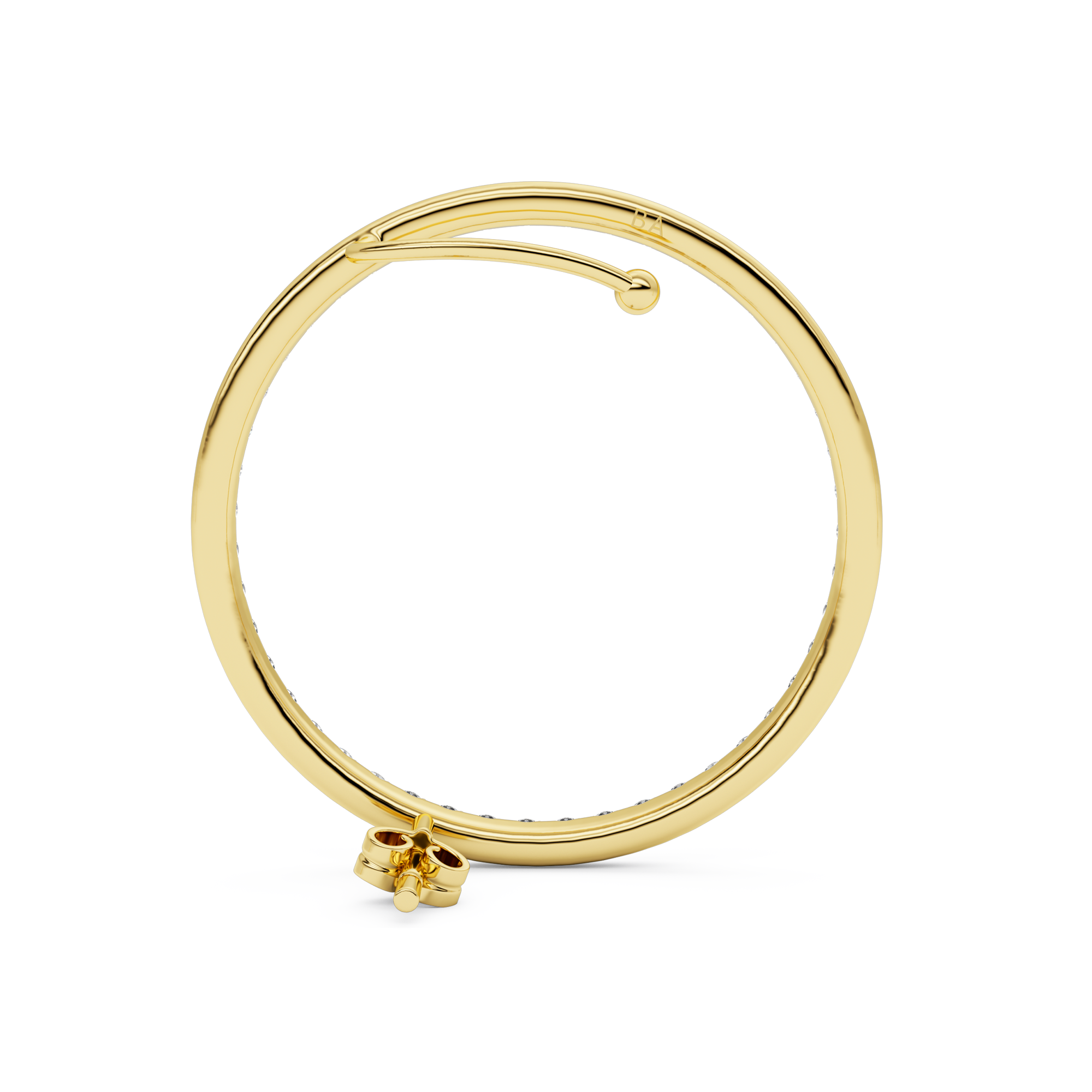 billion-avenue-kay-diamond-earstud-puce-dor-e-droite-35mm image 2