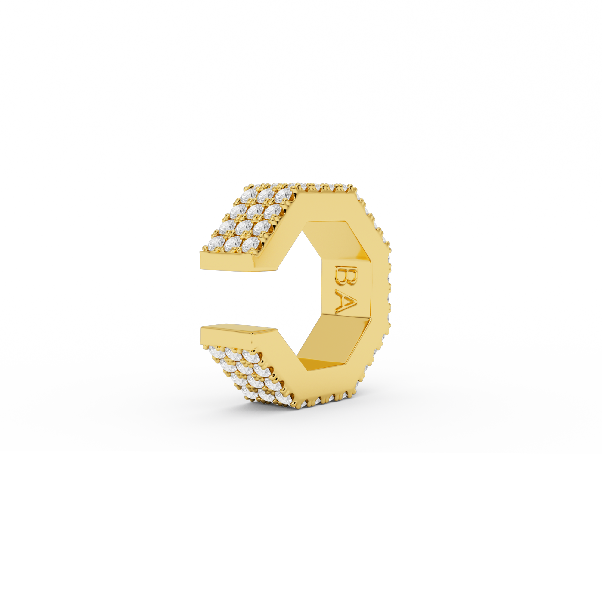 billion-avenue-edge-small-diamond-earcuff-dor-zirconia image 4