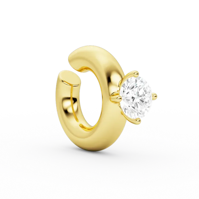 billion-avenue-kos-solitaire-chunky-earcuff-dor image 1