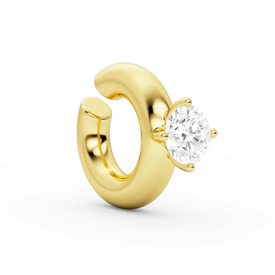 billion-avenue-kos-solitaire-chunky-earcuff-dor image 1