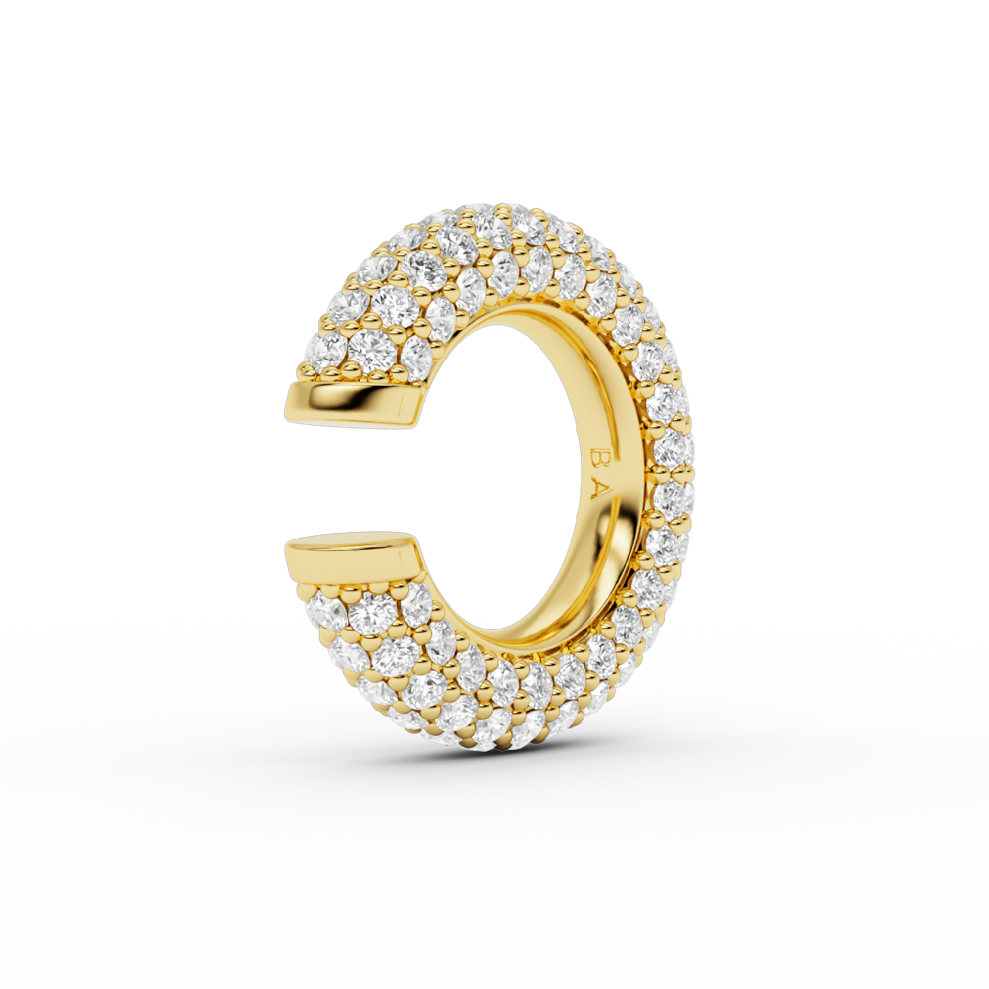 billion-avenue-chunky-kos-diamond-earcuff-manchette-dor-e-22mm image 3