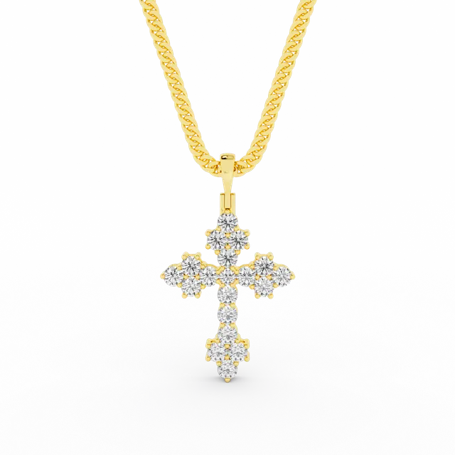 billion-avenue-ava-cross-collier-croix-dor-55-cm image 1
