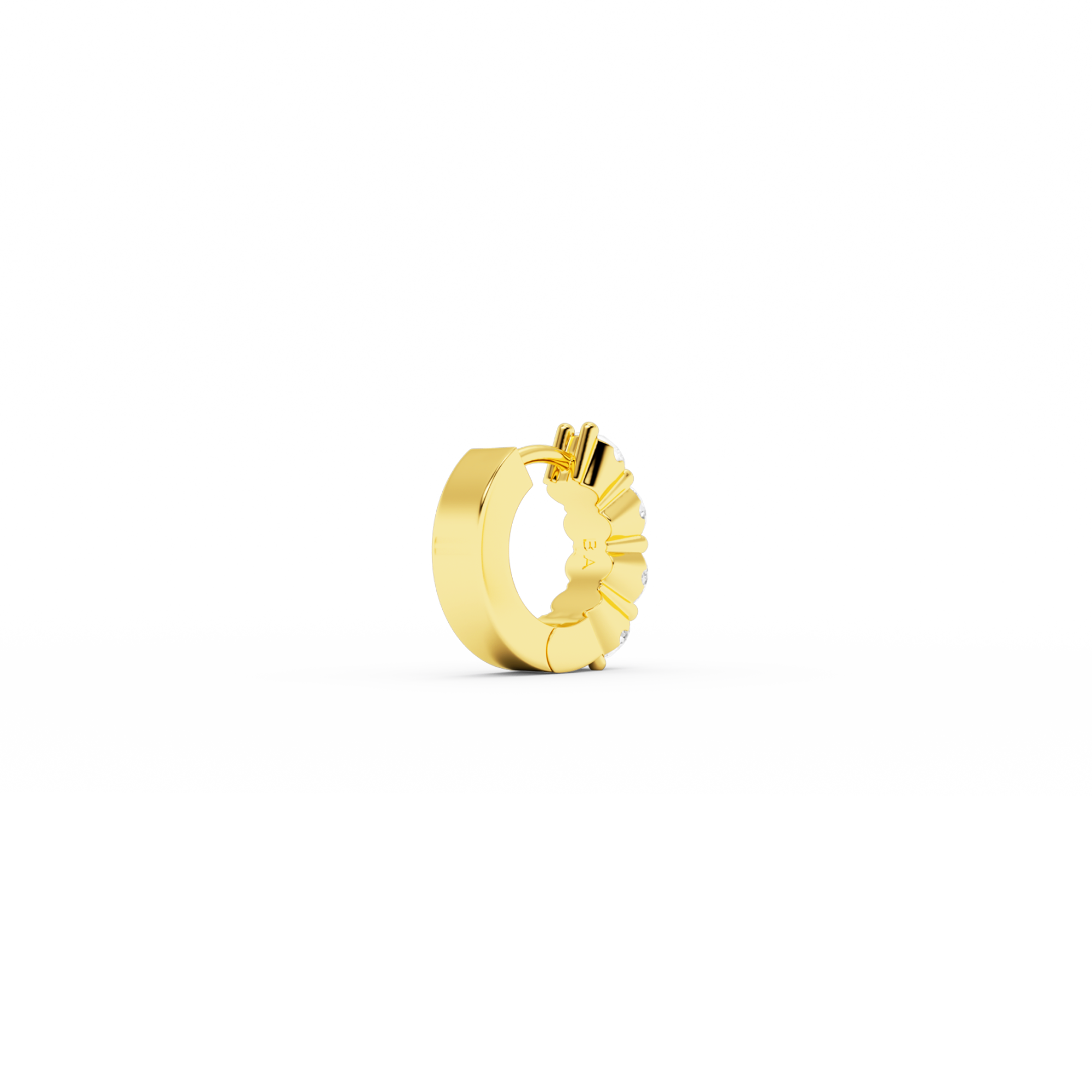 billion-avenue-iris-xs-boucle-doreille-doree-zircon-23mm image 3