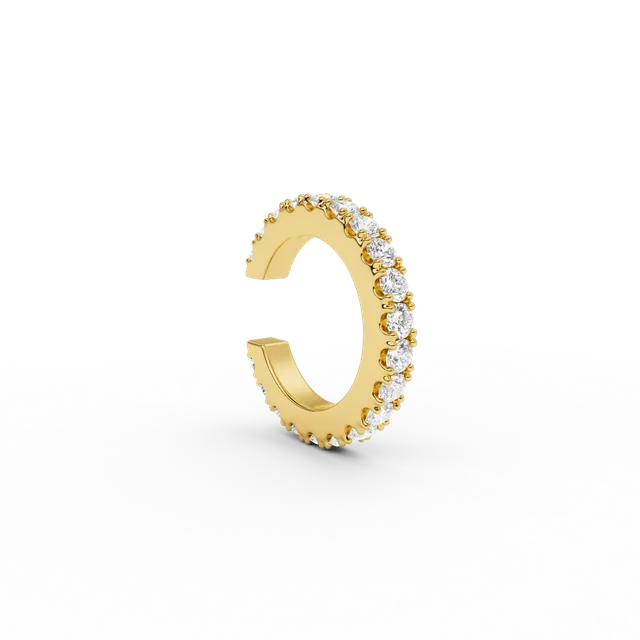 billion-avenue-classic-diamond-earcuff-dor-strass-10-mm image 1