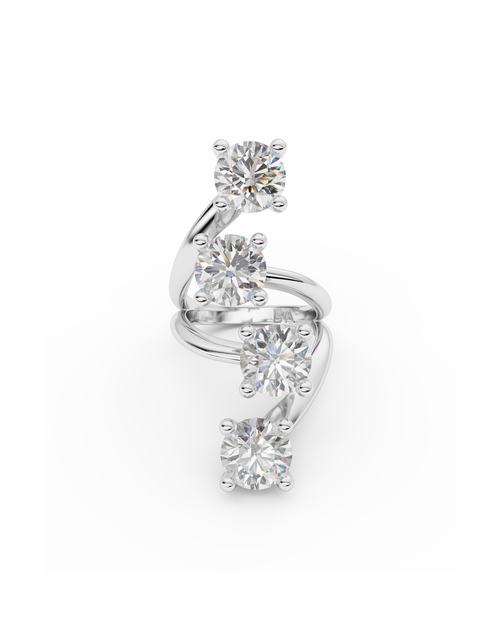 billion-avenue-quatro-diamond-bague-ajustable-dor-e-zirconia image 4