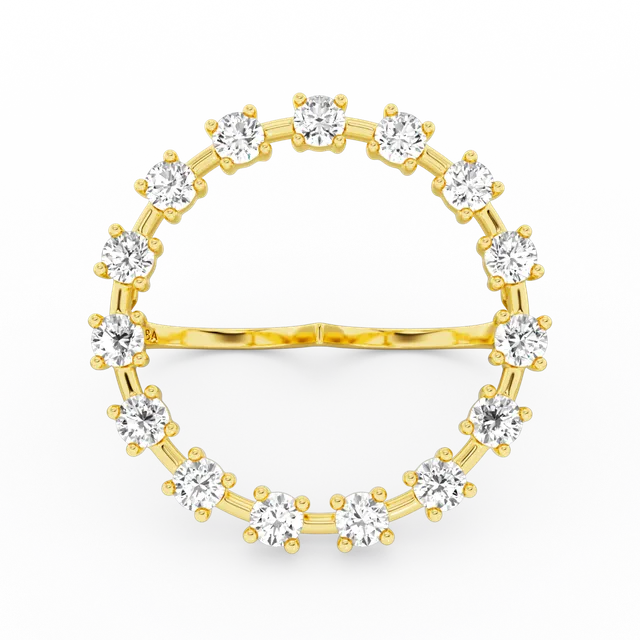 billion-avenue-ray-diamond-bague-dor-e-pierre-blanche image 1