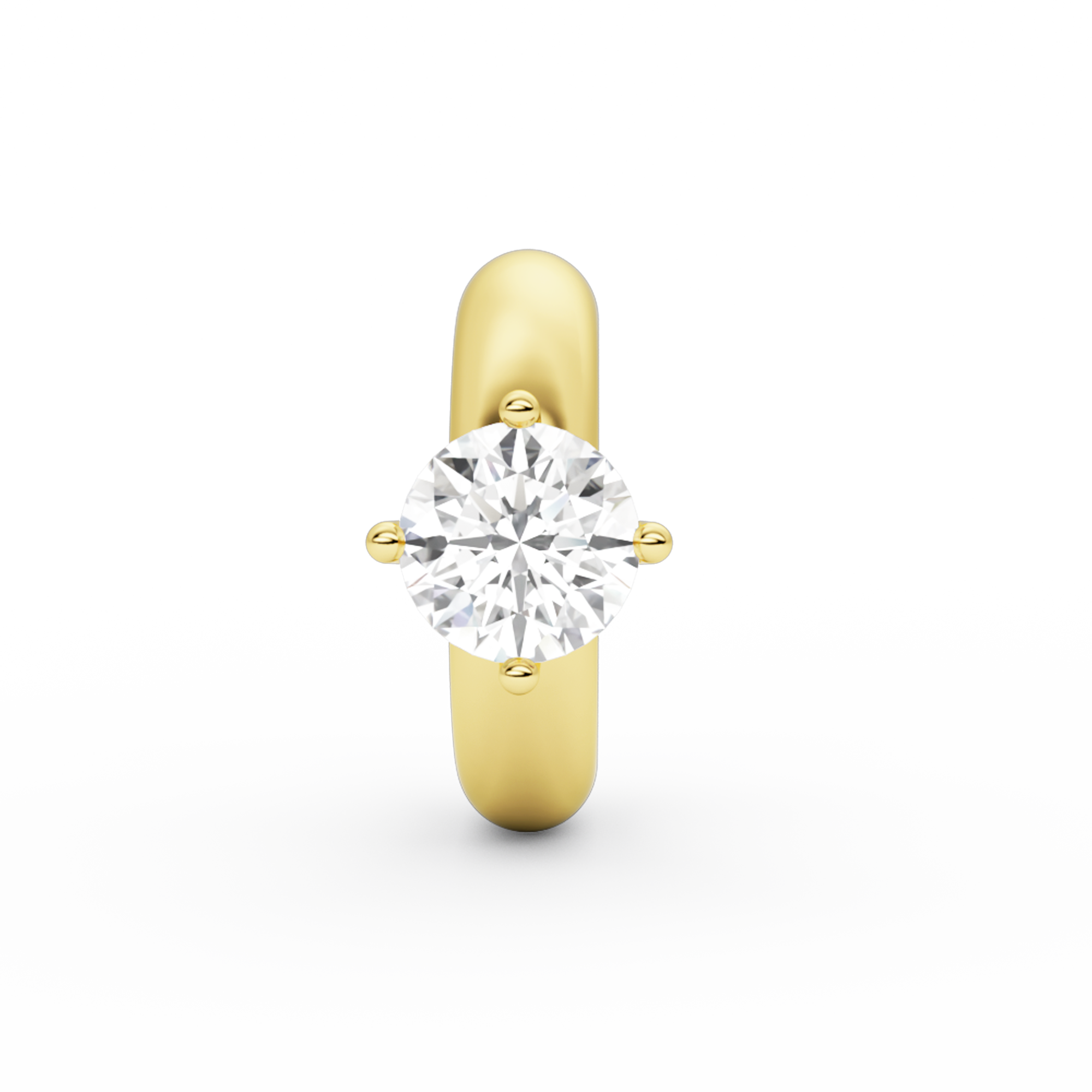 billion-avenue-kos-solitaire-chunky-earcuff-dor image 2