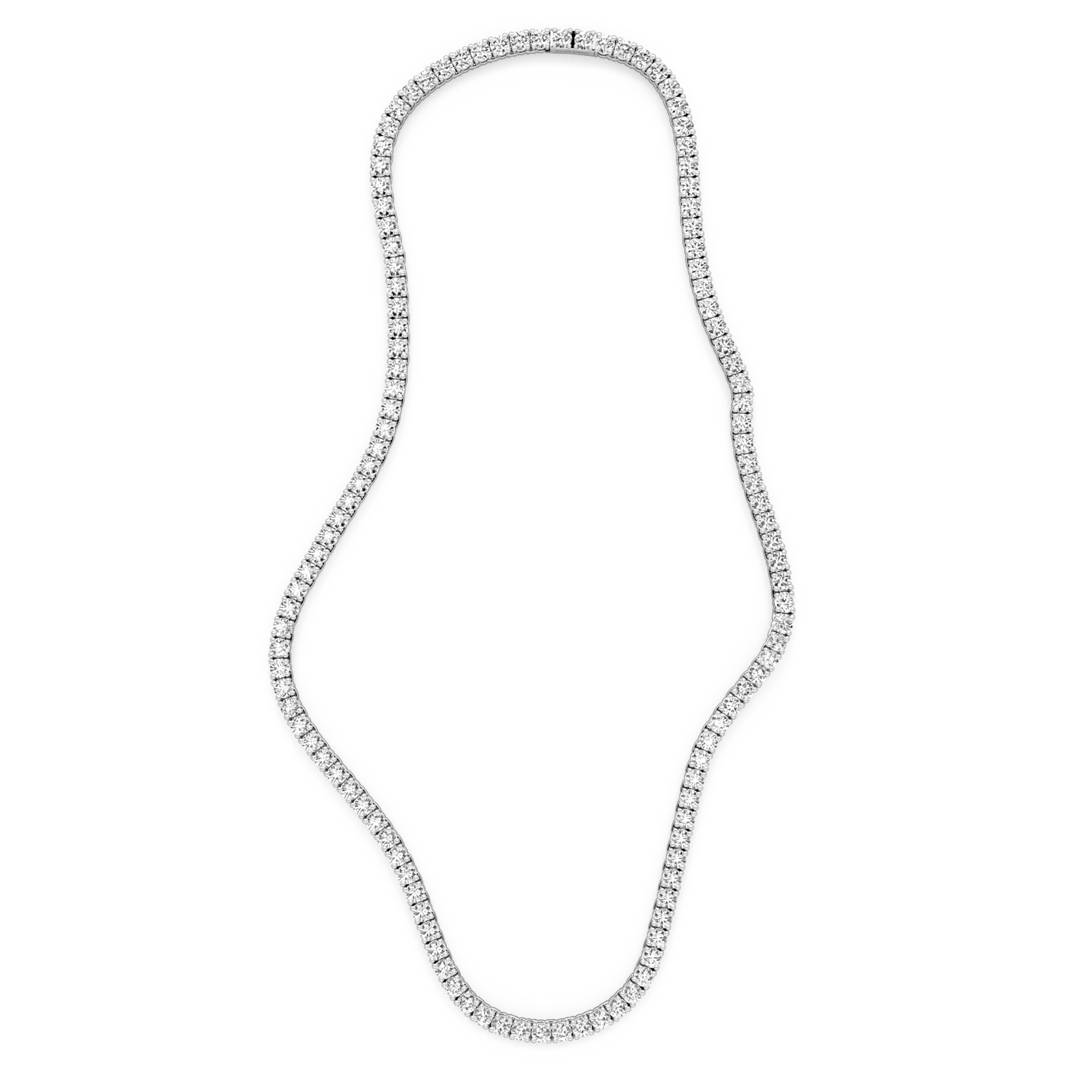 billion-avenue-tennis-collier-diamant-dor-45-cm-4-mm image 1