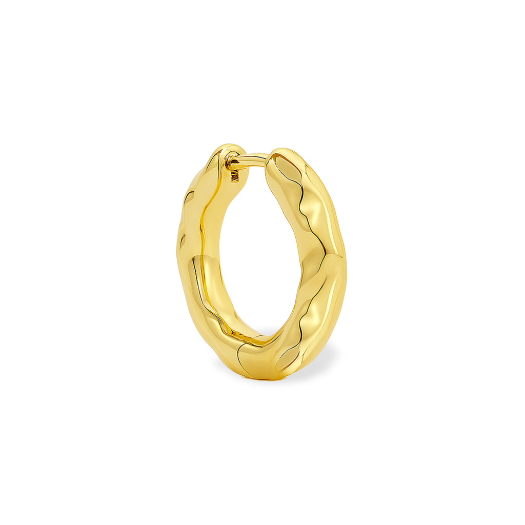 billion-avenue-kos-molten-boucle-doreille-doree-23mm image 1