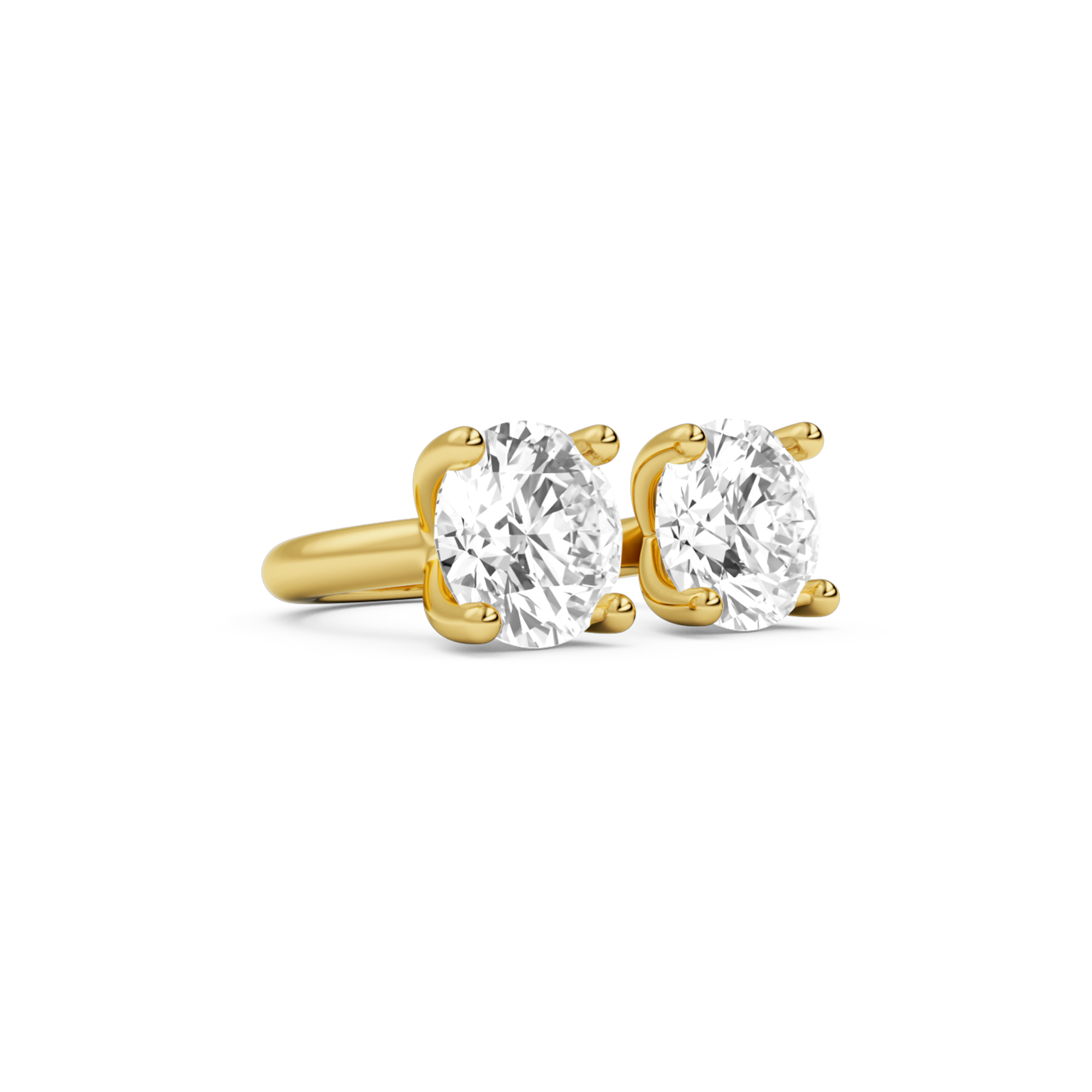 billion-avenue-double-diamond-bague-dor-e-r-glable-zirconia image 3