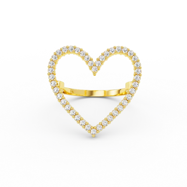 billion-avenue-heart-diamond-bague-c-ur-dor-e-taille-51 image 1