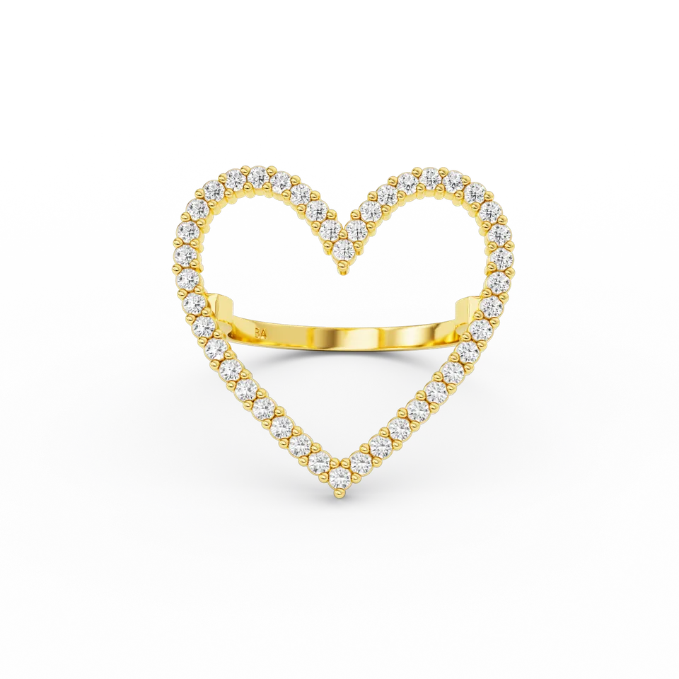 billion-avenue-heart-diamond-bague-c-ur-dor-e-taille-51 image 1